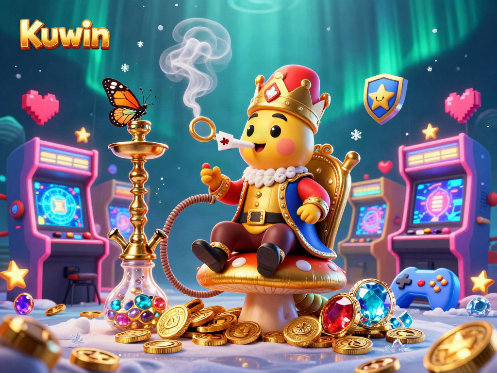 Kuwin engages players with its vivid casino world filled with games, sparkling coins, and magical creatures.