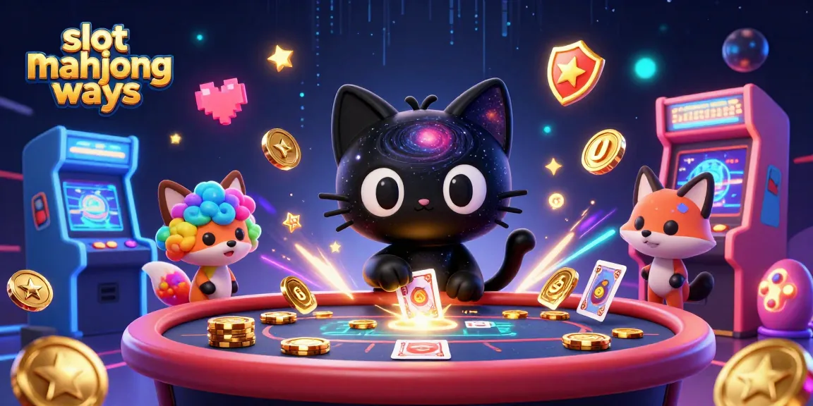 Experience the thrill of slot mahjong ways with dynamic visuals showcasing cosmic characters and gaming elements.
