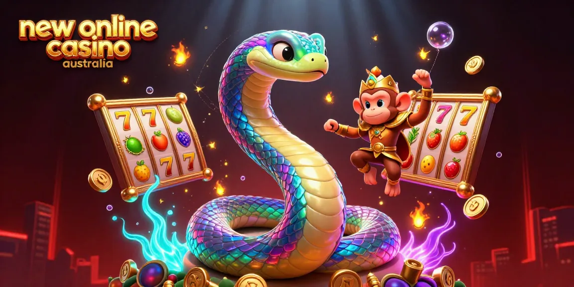 Experience the excitement of a new online casino Australia with lively characters and game elements.
